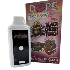 DOPE Triple Fusion - 4G+4G Dual Chamber Disposable Vape