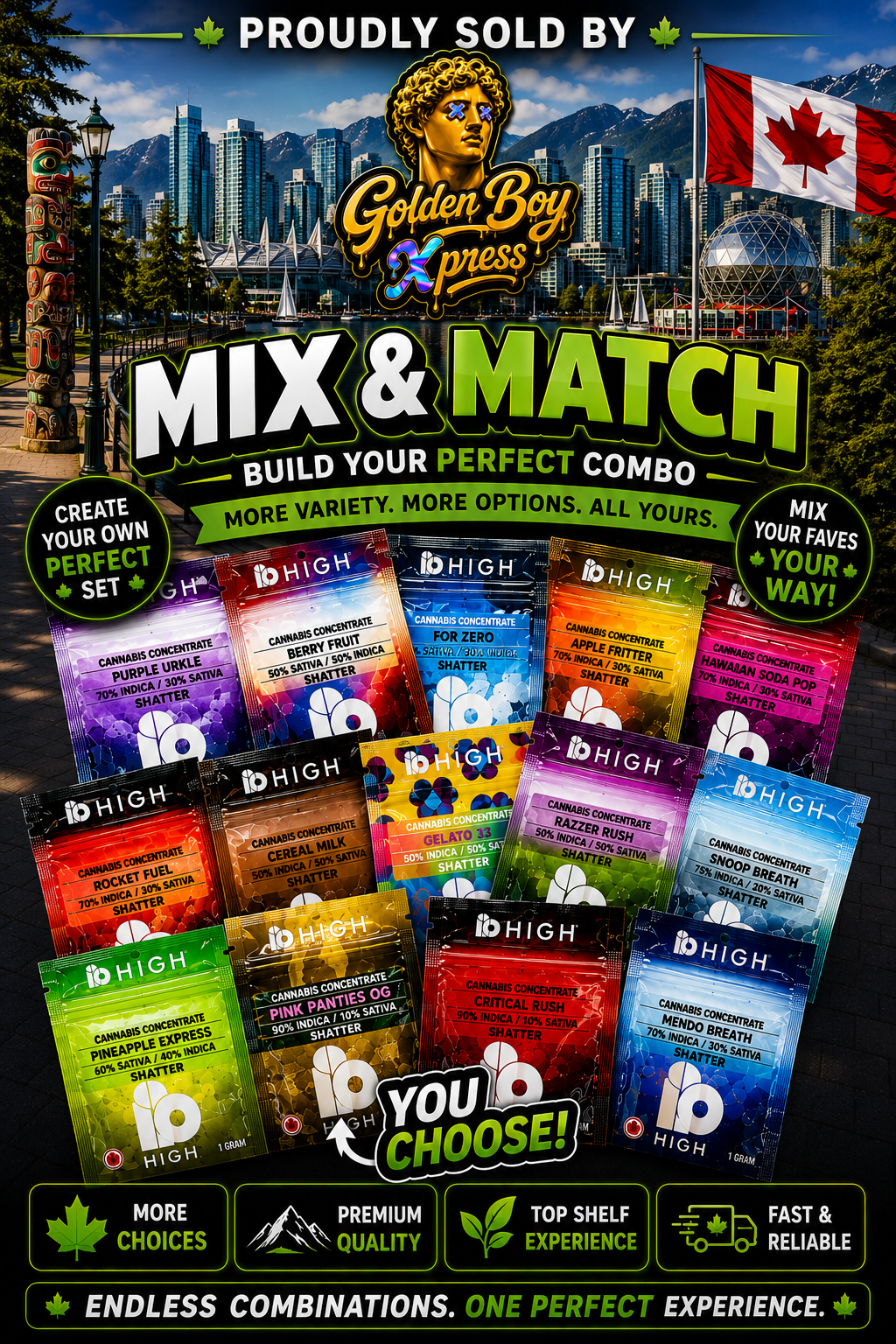 Mix and Match IB High Shatter 20G 1 Mix and Match IB High Shatter 20G