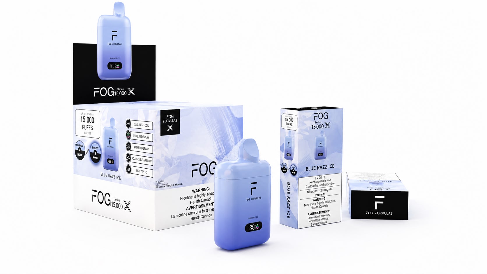 FOG FORMULAS - 15000 Puffs Series X 1 FOG FORMULAS - 15000 Puffs Series X