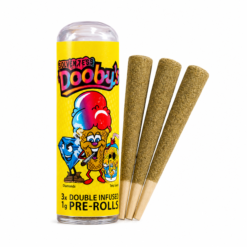 SOLVENT7ESS Dooby's - 3x1G Double Infused Pre Rolls